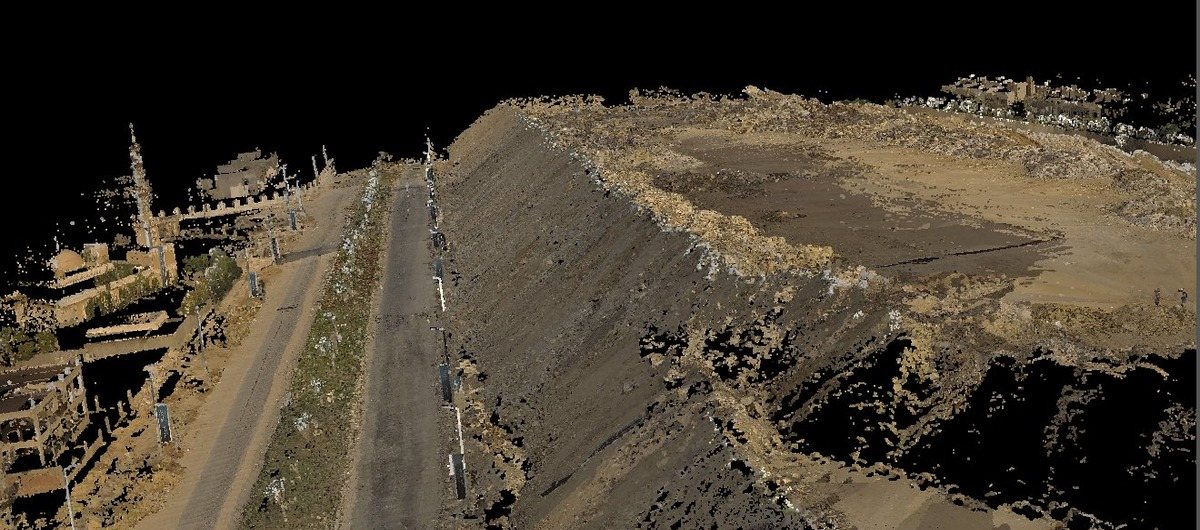 Laser scanning on site