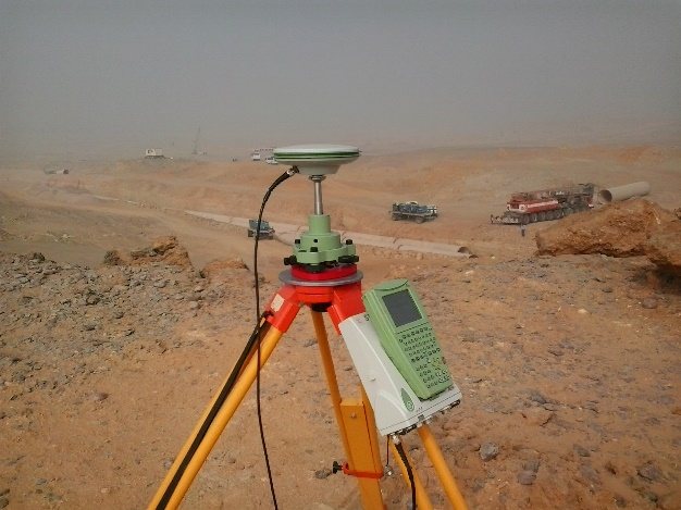 Total station survey